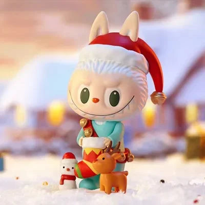 POP MART Labubu The Monsters Let's Christmas Series Mystery Box Guess Bag Toys Doll Cute Anime Figure Desktop Ornaments