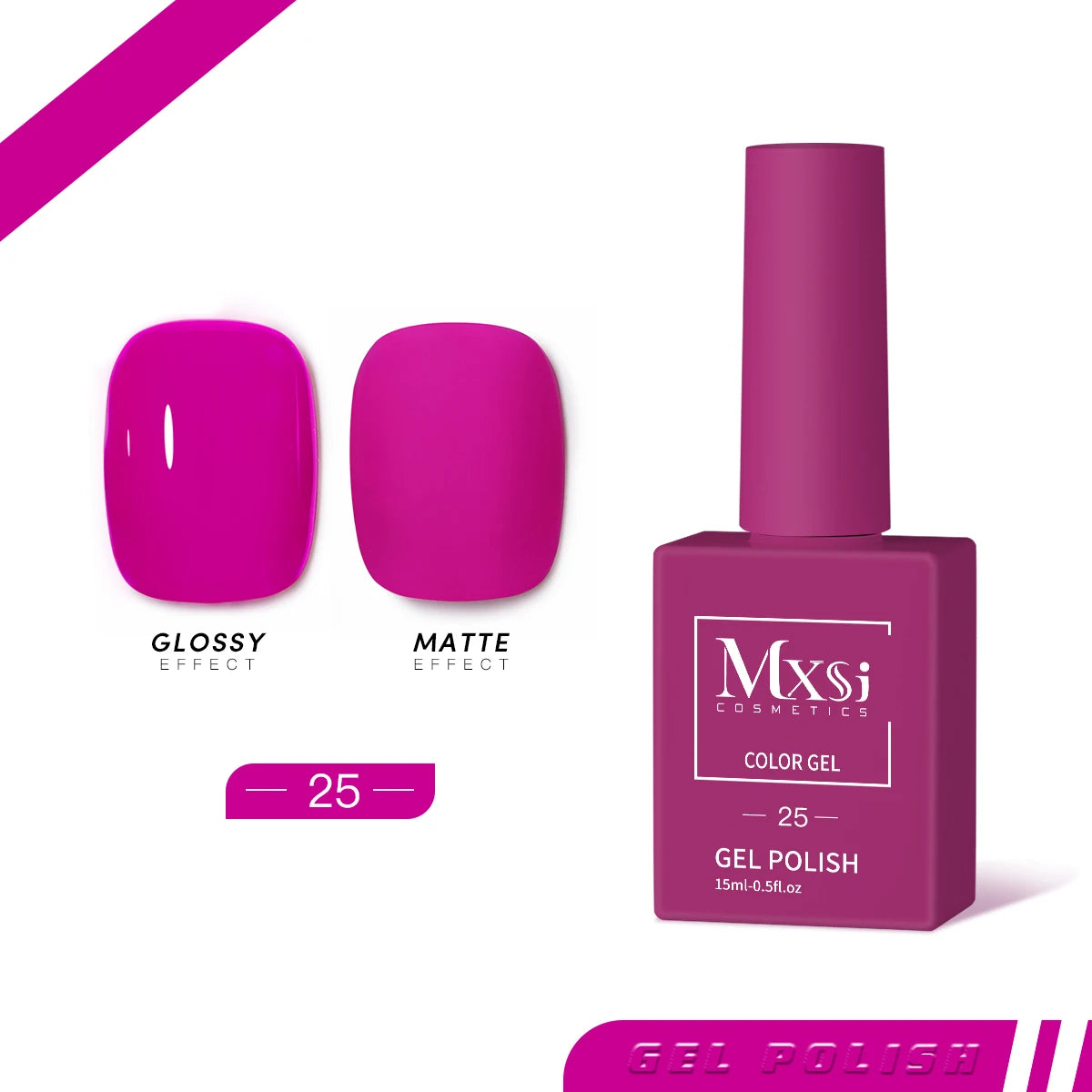 Mxsi 15ml ジェルネイルポリッシュ ネオンブラウン ロイヤルブルー レッドグリーン パスタルヌード ネイルアートワニス ジェルラッカー トップコート UVジェルネイル 未セット