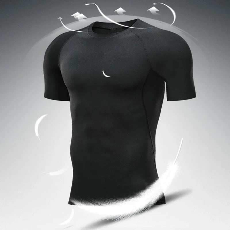 New Custom Compression T Shirt Your Design Logo Top Men Women Print Original Design Tshirts Jogging Workout Gym Quick Dry Tshirt
