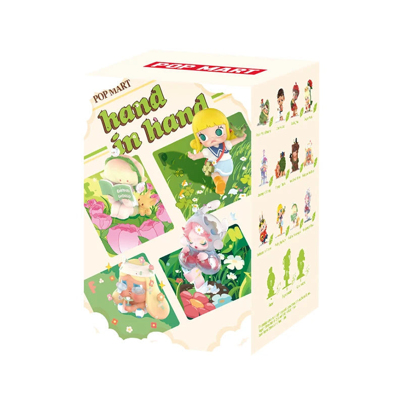 POP MART Hand in Hand Series Figures 1PC/12PCS POPMART Blind Box Figure