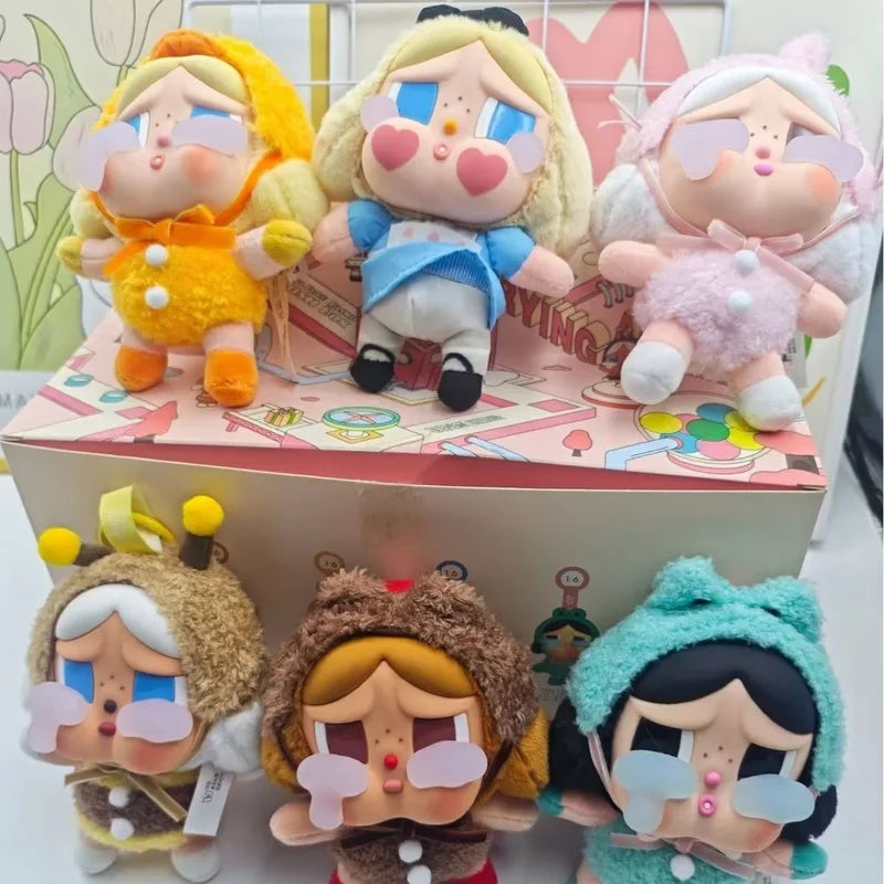 Crybaby Crying Again Series Vinyl Blind Box Toy Kawaii Anime Doll Model Series Desktop Decoration Keychain Replica