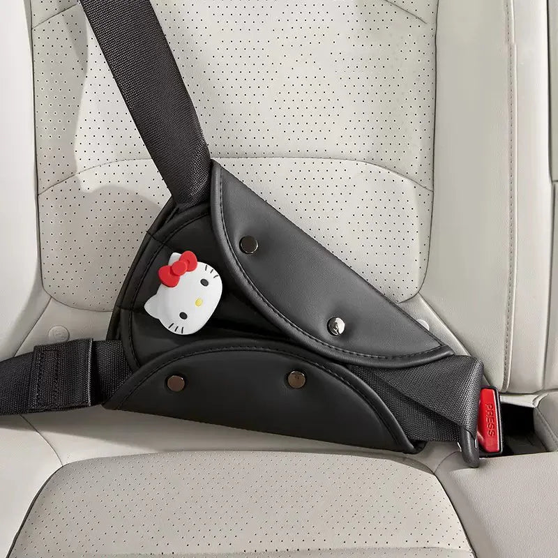 Sanrio Car Child Safety Belts, Seat Shoulder Pads, Anchors, Seat Belt Protectors, Anti-Pinch Neck Hello Kitty Car Accessories
