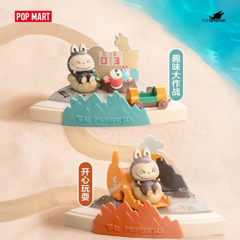 POP MART LABUBU THE MONSTERS Play Games Together Series Scene Blind Box Guess Bag Mystery Box Toys Doll Anime Figure Ornaments
