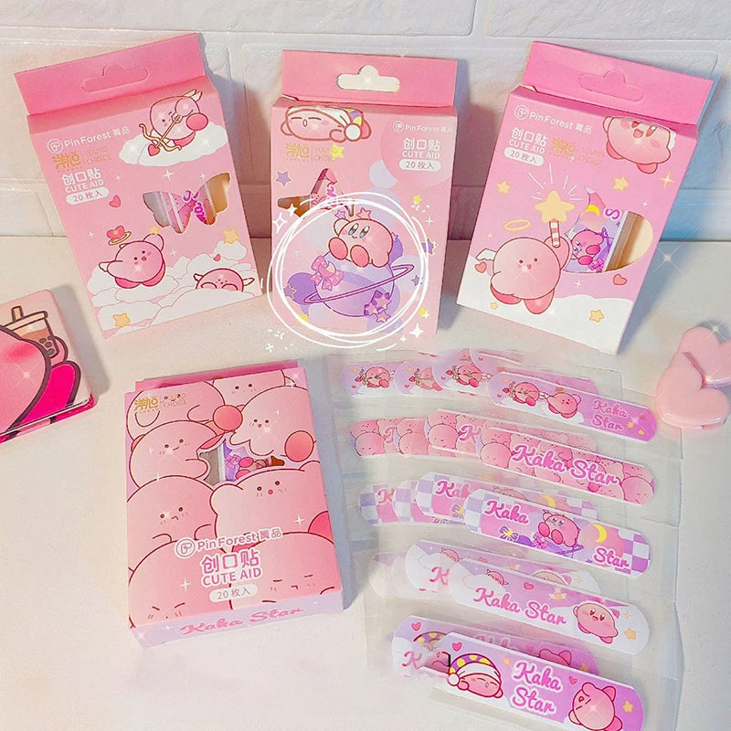 Sanrio Bandaid Kawaii Hello Kitty Band Aid Anime Kuromi Waterproof Breathable Adhesive Bandages Cartoon Printed Portable Sticker