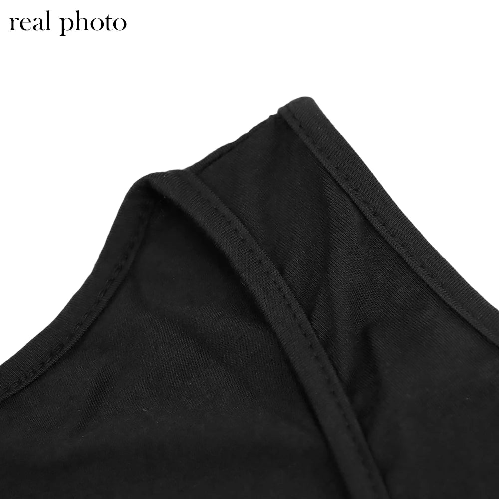 Goth Dark Gothic Coquette Sleeveless V-Neck Mid Dress Punk Sexy High Split Hem Corn Bandage Party Dresses Women Slim Streetwear