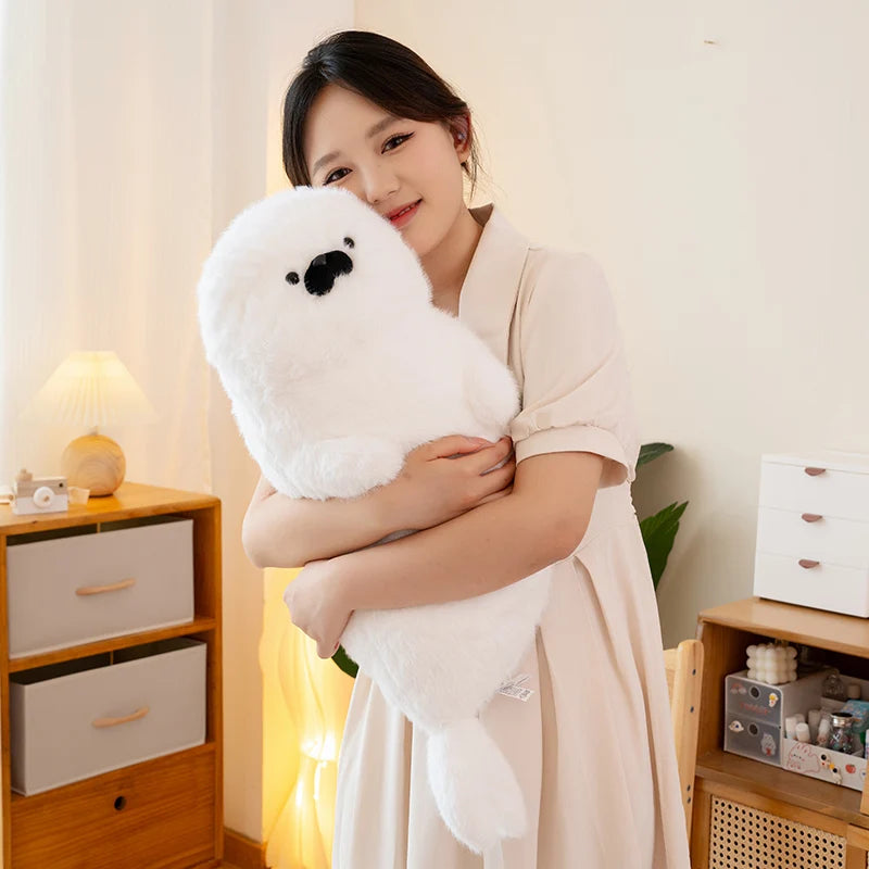 高品質 本物 かわいい 漫画 海の生き物 カワウソ ぬいぐるみ 枕 ヘッドセット ブルーシール カワウソ ぬいぐるみ 誕生日プレゼント