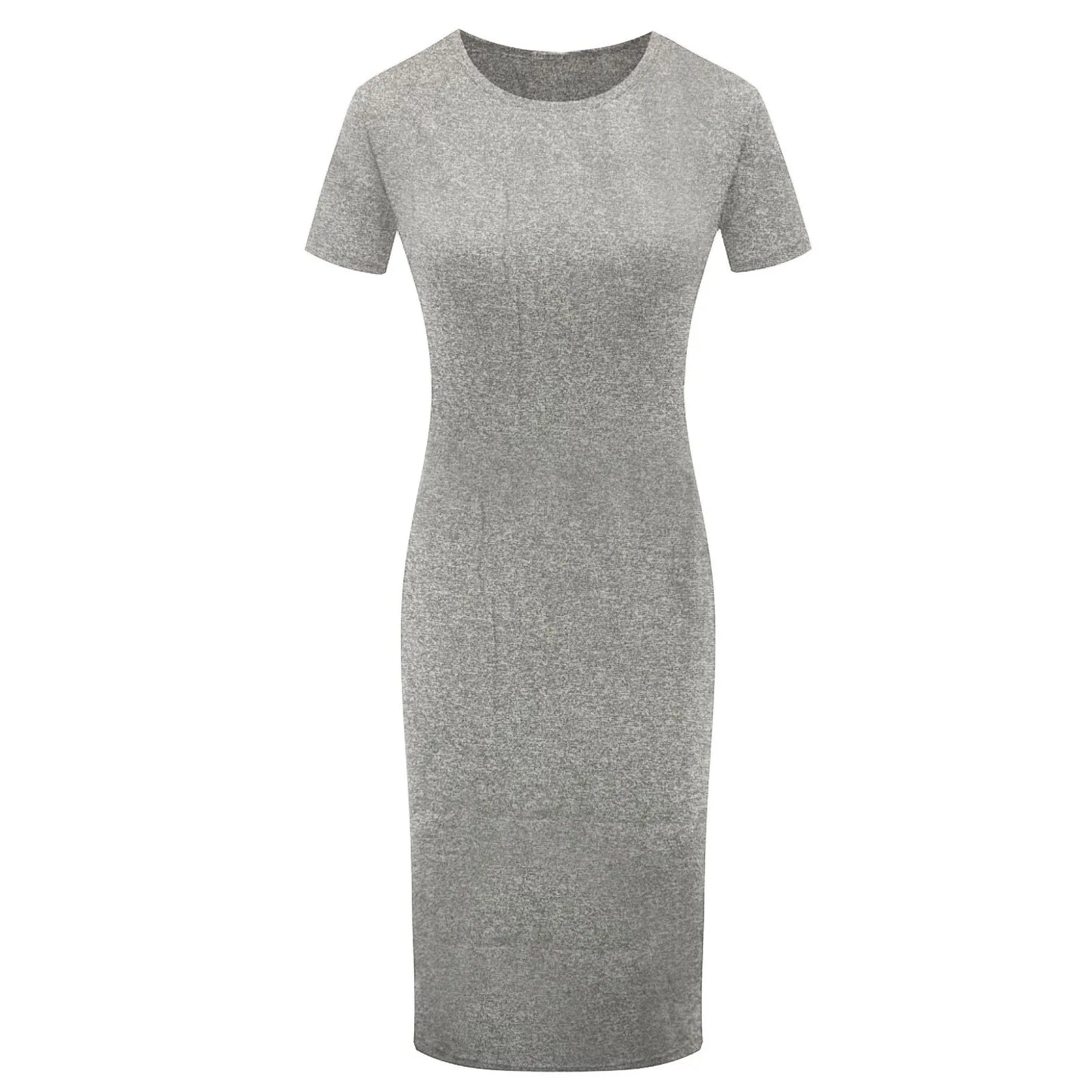 Summer Dress High Stretch Tank Robe Solid Short Sleeve Casual Slim Long Pencil Dress Women Sexy Maxi Dress Elegant Thin Vestido