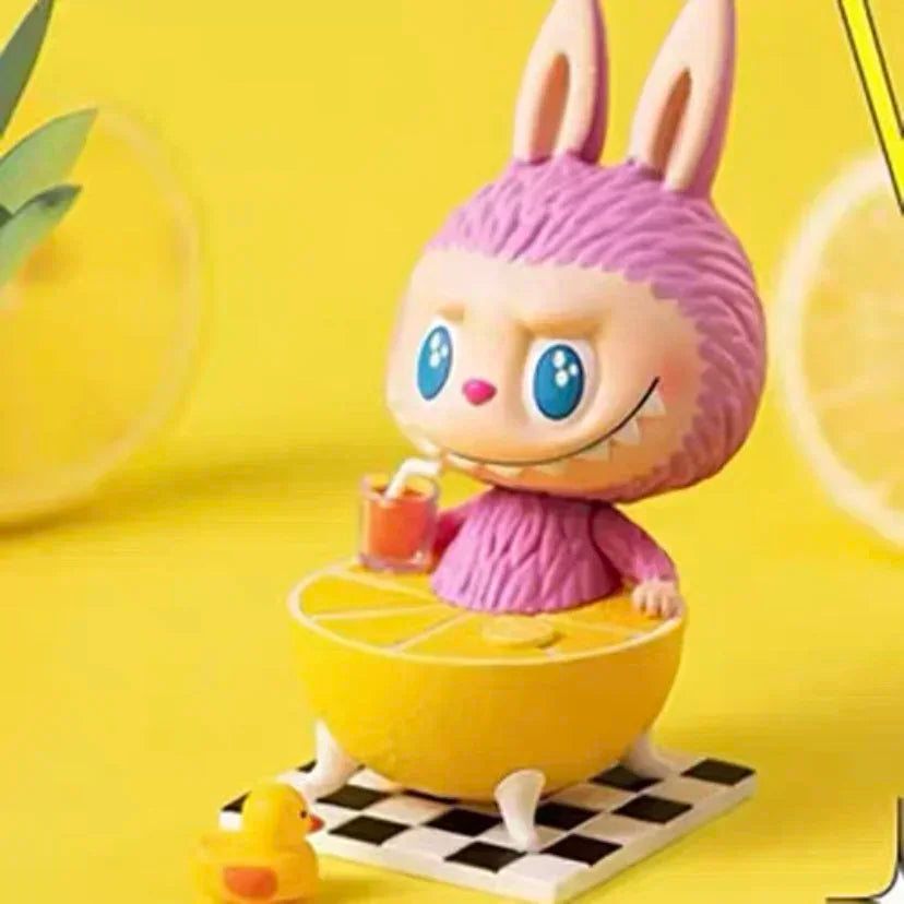 POP MART Labubu The Monsters Fruit Series Blind Box Toys Kawaii Anime Action Figure Surprise Mystery Box Dolls Girls Gift