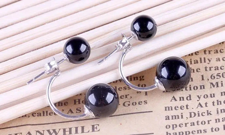 Natural Stone Stud Earrings For Women Silver Color Plated Earing Oorbellen Earings brinco Jewelry Gift earring Wholesale 2025