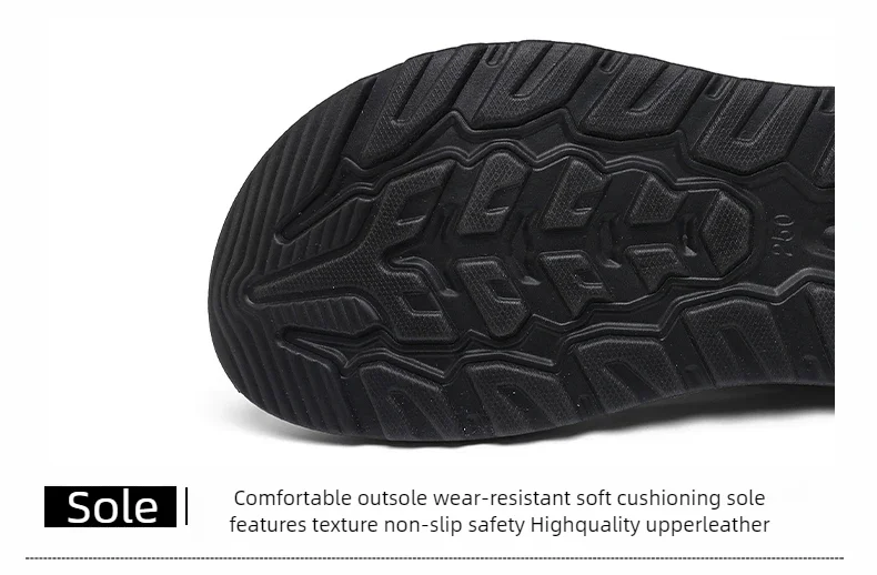Sandals men with soft soles breathable waterproof anti slip wear-resistant suitable both summer casual wear breathable men shoes