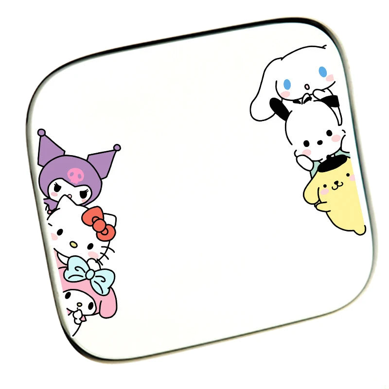 Sanrio Hello Kitty Car Sticker Car Handle Protective Film 3D Cute Car Door Stickers Waterproof Vinyl Decal Car Accessories Decor