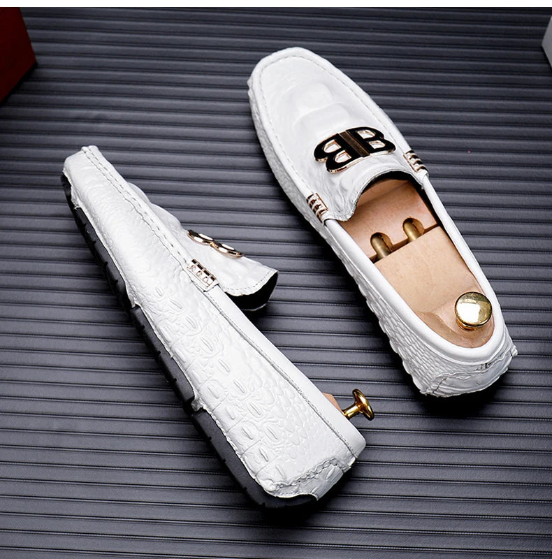 Loafers Men Men's Moccasins Slip-ons Casual Leather Luxury Shoes Designer Fashion Mocassin Homme Mocasines Hombre Autumn Loafer