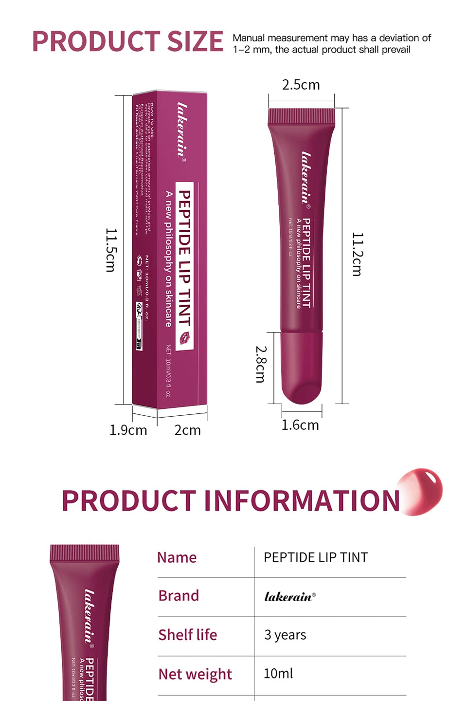 10ml ミラー リップ グレーズ モイスチャライズ ジェリー リップ エンリッチメント オイル ラスティング ウォーター ライト グラス リップ オイル リムーバー ライン リップ プロテクション セラム