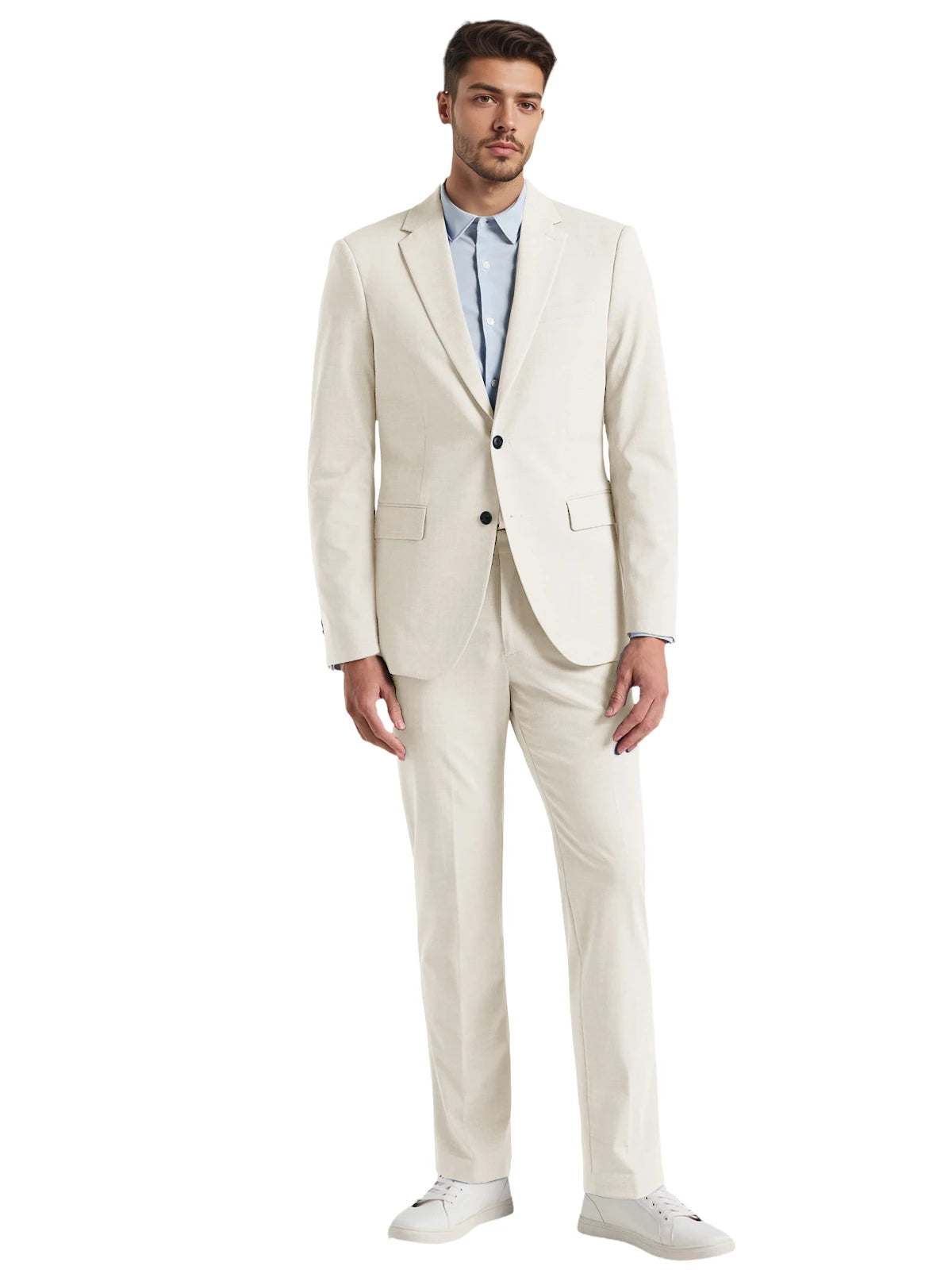 Linen Customized suit men's 2 piece suit Suit jacket Suit Pants business casual Blazer man top man clothes