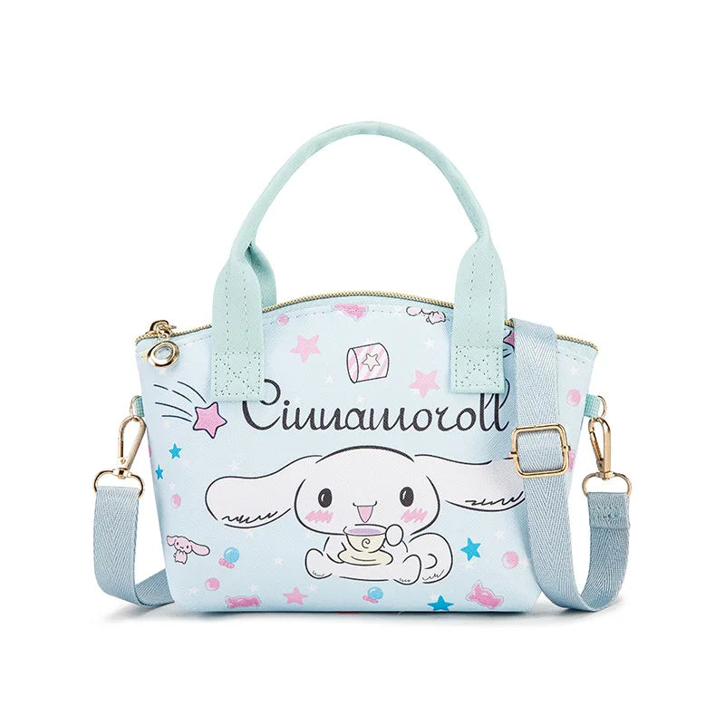 2025 New Sanrio Hello Kitty Cinnamoroll My Melody Kids Cartoon Crossbody Handbag Cute Wallet Purse