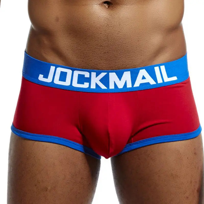 Men's Panties Jockstraps Men Underwear Gay Thong Man Boxer Shorts Underpants Slip Sexy Cotton Pouch Cuecas Gay Thongs G String