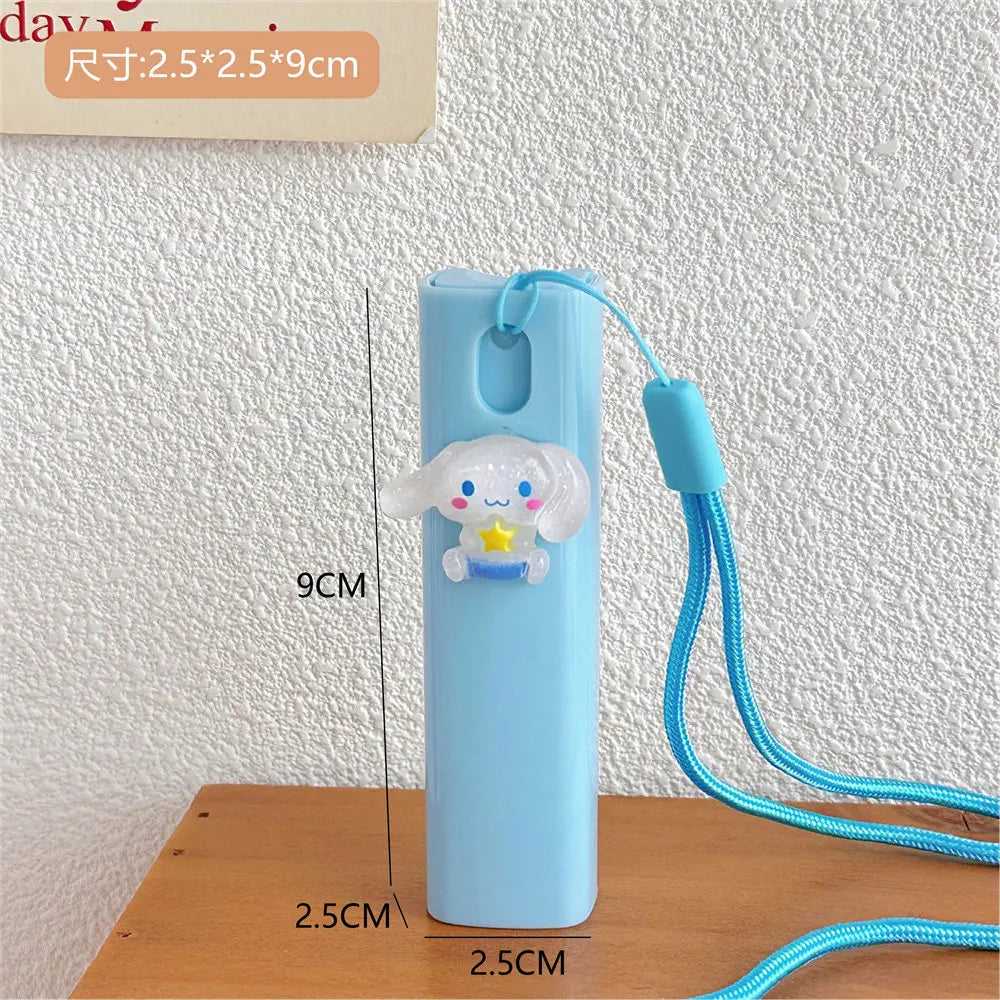 Kuromi Sanrio Spray Bottle Cartoon Anime Cinnamoroll Student Travel Portable Cosmetics My Melody Perfume Alcohol Press Bottled