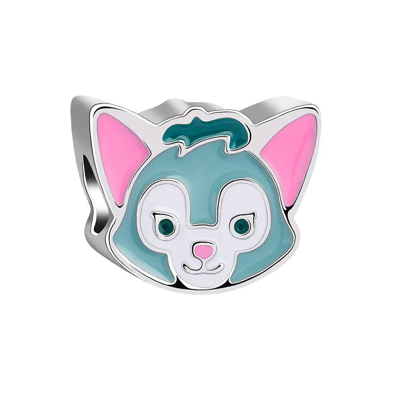 Sanrio Hello Kitty Melody Charming Cartoon Dripping Oil Beads Fit Original Pandora Bracelets Colorful DIY Jewelry Accessories