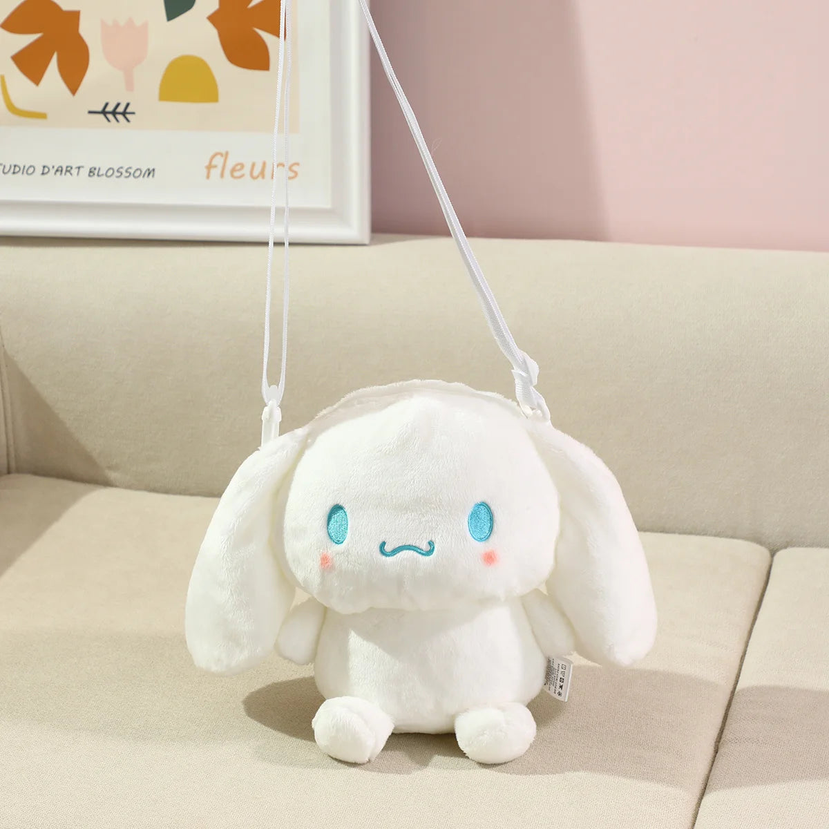 Cute Sanrio Shoulder Bag My Melody Kuromi Cinnamoroll Plush Bag Messenger Bag Girl Women Hello Kitty Travel Bag Anime Bag Gift