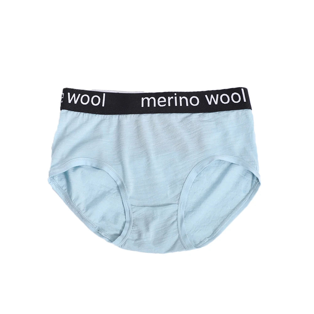 Women's 100% Merino Wool Bikini Brief Merino Underwear Lightweight Briefs Women Sports Active Panties Soft Breathable Anti-Odor