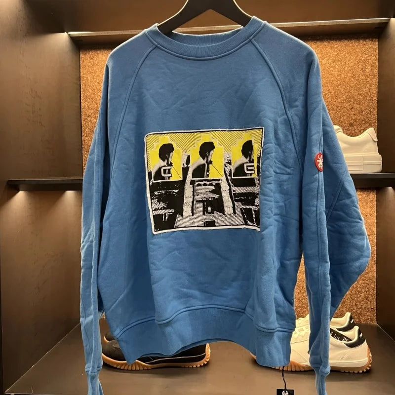 Batik Embroidery Black CAV EMPT Hoodies High Quality CE Retro Pullover Couple Cavempt Hoodie Sweatshirts for Men Women Hooded