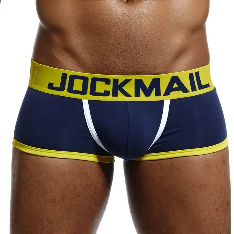 Men's Panties Jockstraps Men Underwear Gay Thong Man Boxer Shorts Underpants Slip Sexy Cotton Pouch Cuecas Gay Thongs G String