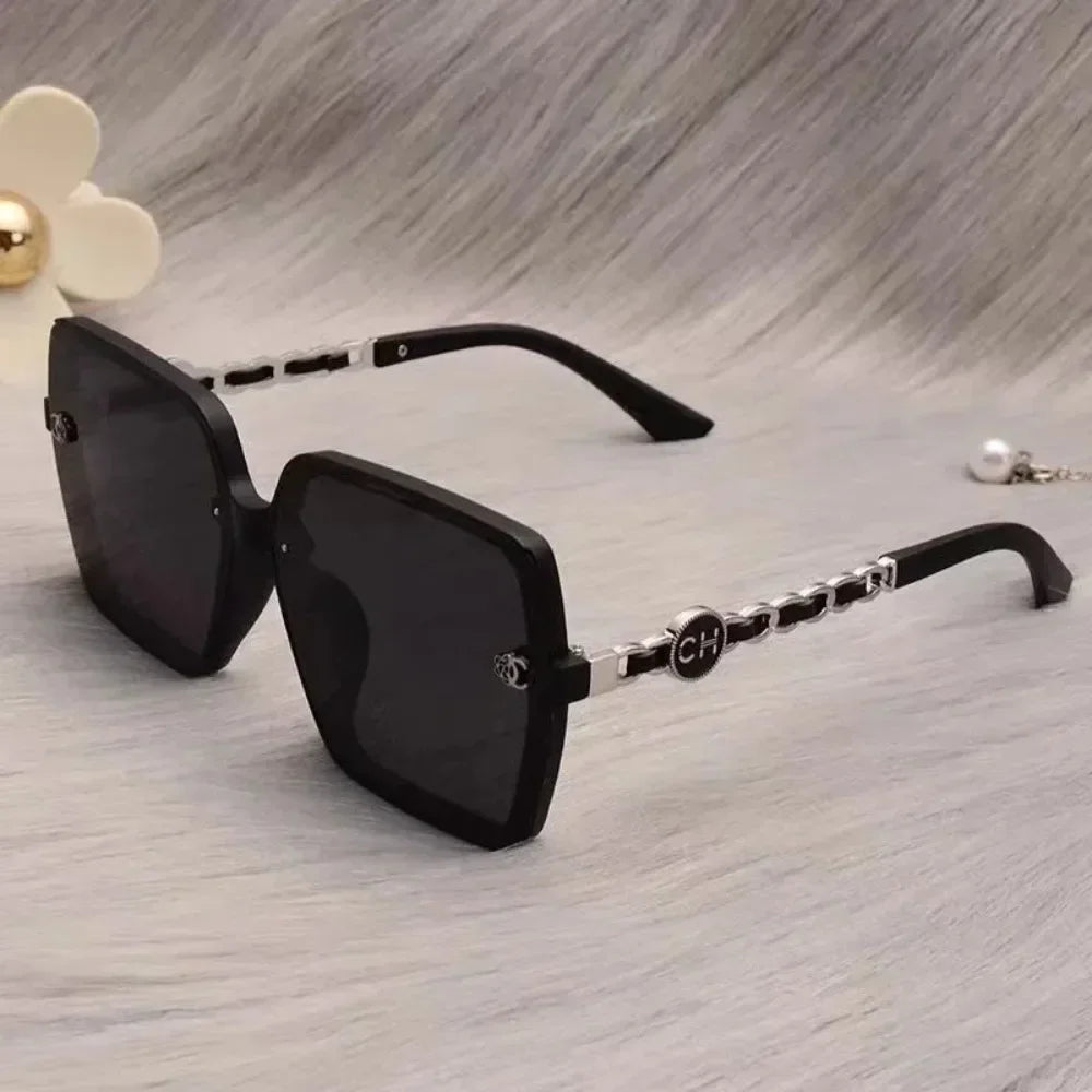 Polarized Sunglasses for Women, Fashionable Square Sunglasses, Driver's Goggles, Face Enhancing Small Glasses
