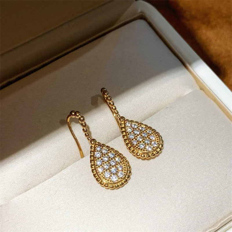 Fashion Design Earring 925 Silver Jewelry Earring 3A Cubic Zirconia Party Earring