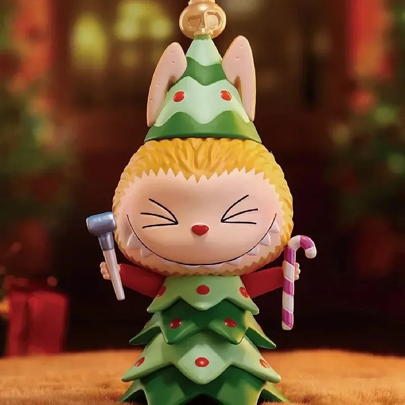 POP MART Labubu The Monsters Let's Christmas Series Mystery Box Guess Bag Toys Doll Cute Anime Figure Desktop Ornaments