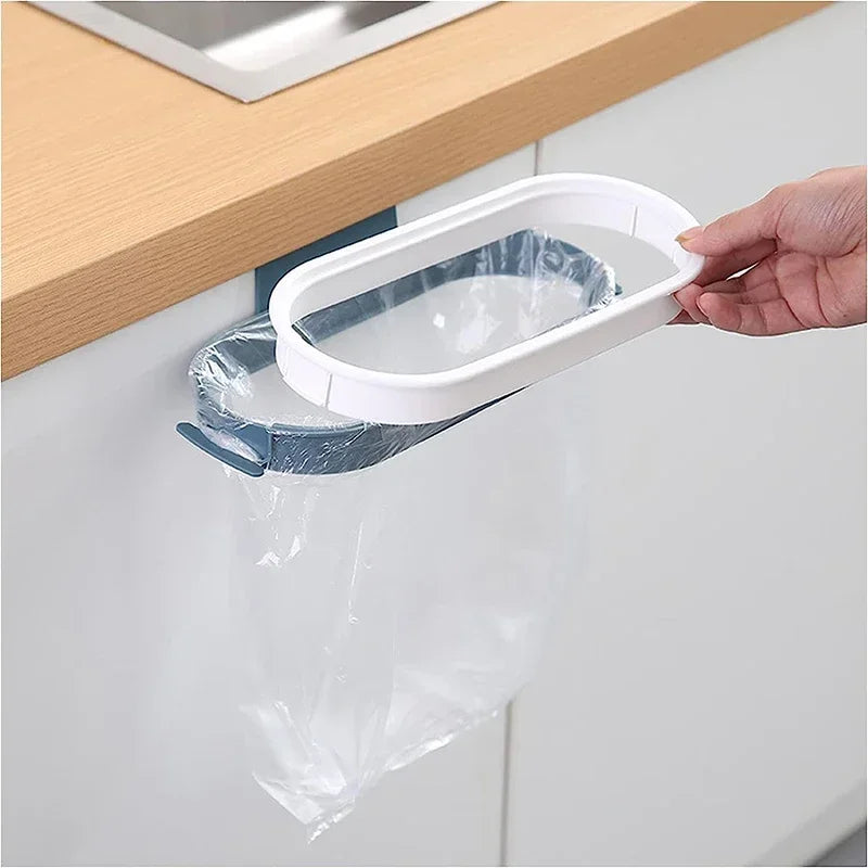 Garbage Hanging Bag Kitchen Trash Storage Rack Bag Hook Scouring Pad Dry Shelf Holder Kitchen Organizer Dish Rack