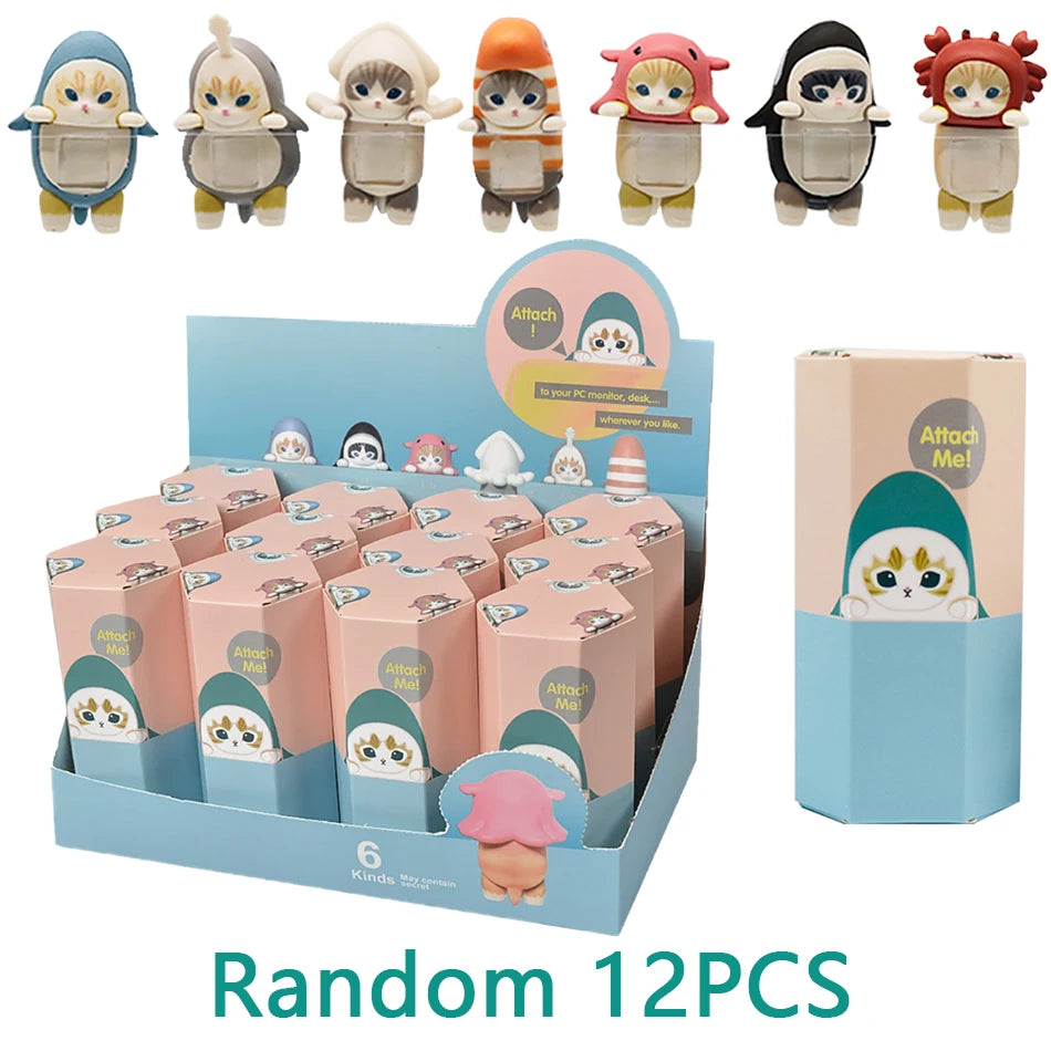 Smiski Blind Box Series Anime Cartoon Collection Cute Figures Ornaments Doll Children Christmas Surprise Box Decoration Kid Gift