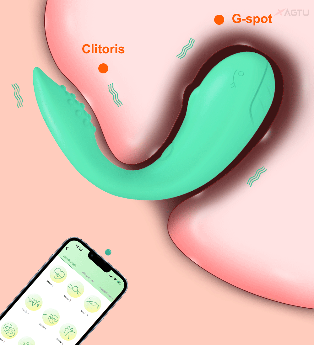 Powerful APP Bluetooth Vibrator for Women Panties with 2 Motors G Spot Dildo Massager Vibrating Love Egg Sex Toys for Adults