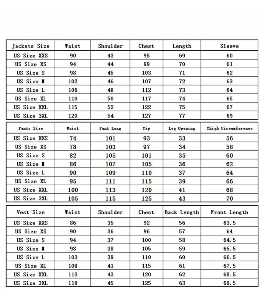 3 Piece Suit Jacket Vest Trousers/Fashion Men's Casual High Quality Business Slim Groom Wedding Formal Suit Jacket Trousers