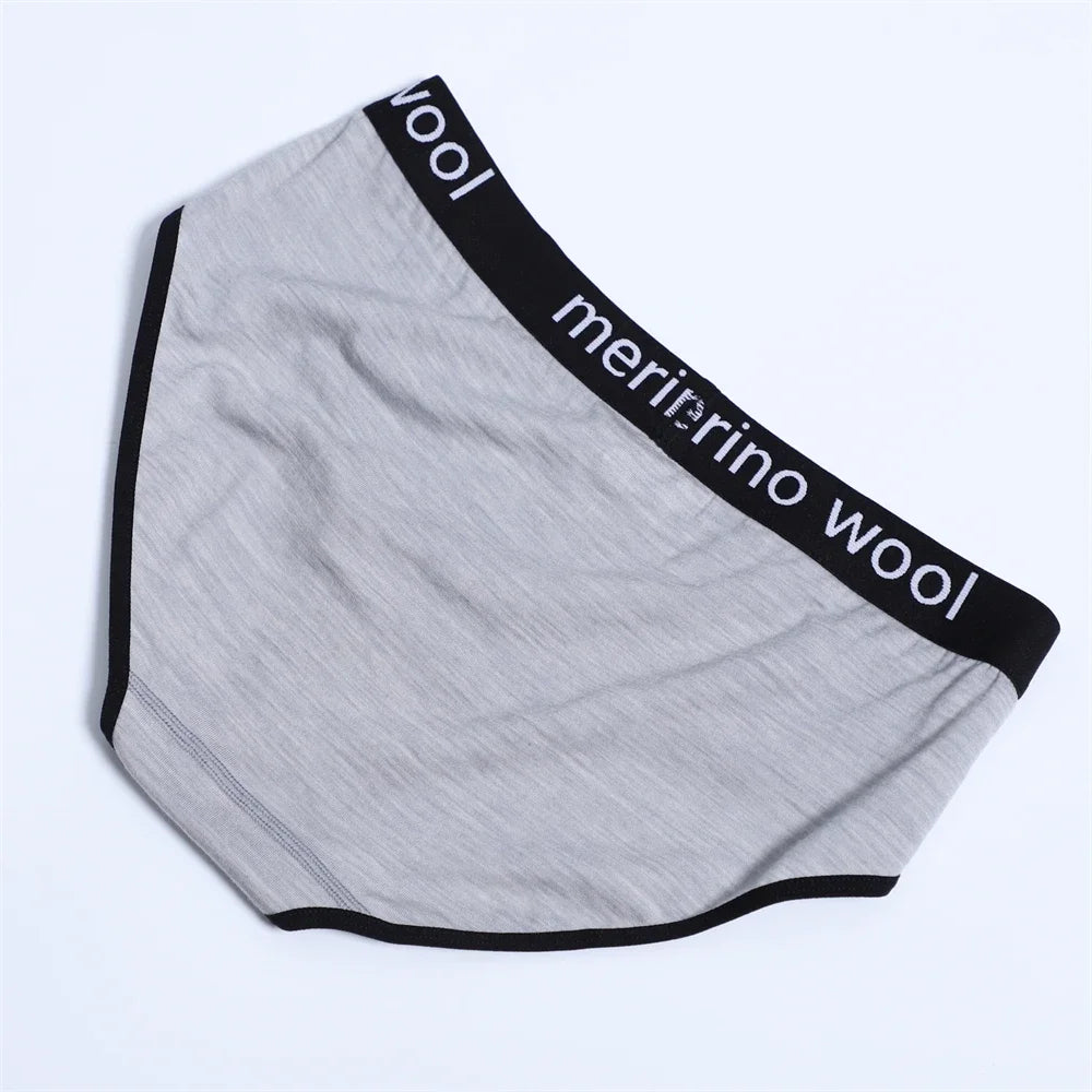 Women's 100% Merino Wool Bikini Brief Merino Underwear Lightweight Briefs Women Sports Active Panties Soft Breathable Anti-Odor