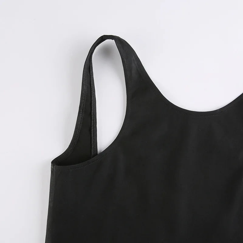 Solid Color Outer Waistband Vest Women's Cross-border Sleeveless Slim-fit New Fashion Top Women