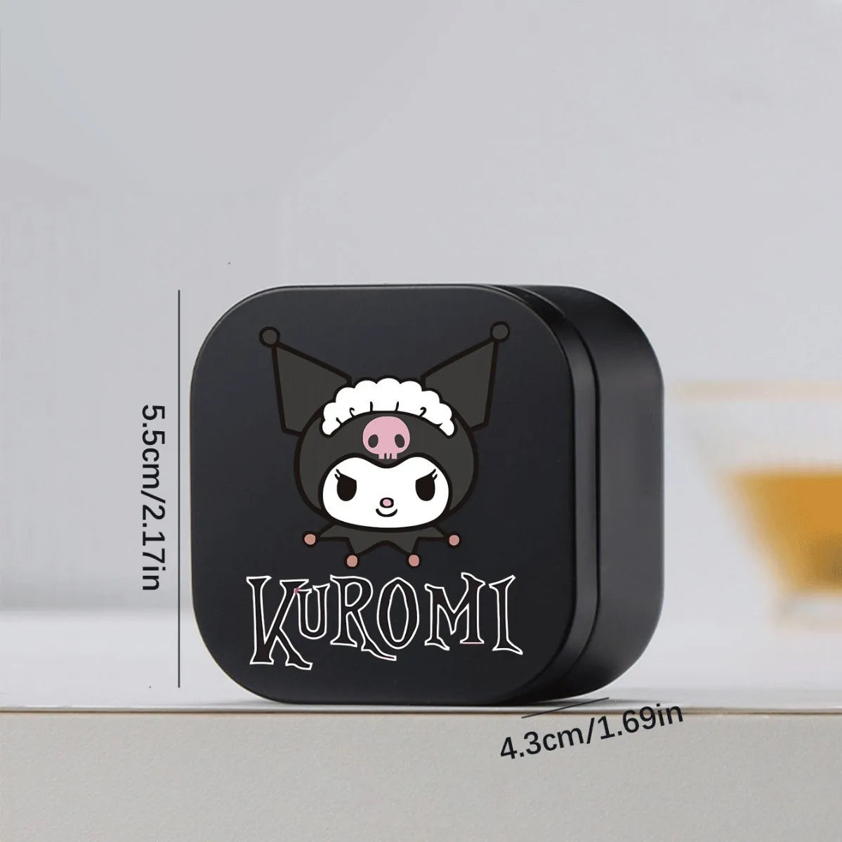 Anime Sanrio Hello Kitty Kuromi Square Metal Storage Box Cinnamoroll Storage Boxes for Organizing Birthday Christmas Gifts