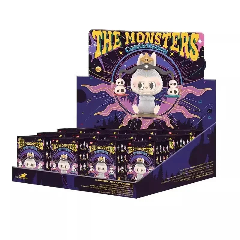 POP MART THE MONSTERS Constellation Series Labubu Zimomo Blind Box Surprise Box Original Action Figure Cartoon Model Mystery Box
