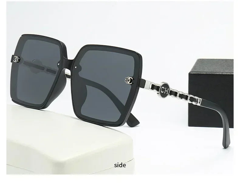 Polarized Sunglasses for Women, Fashionable Square Sunglasses, Driver's Goggles, Face Enhancing Small Glasses
