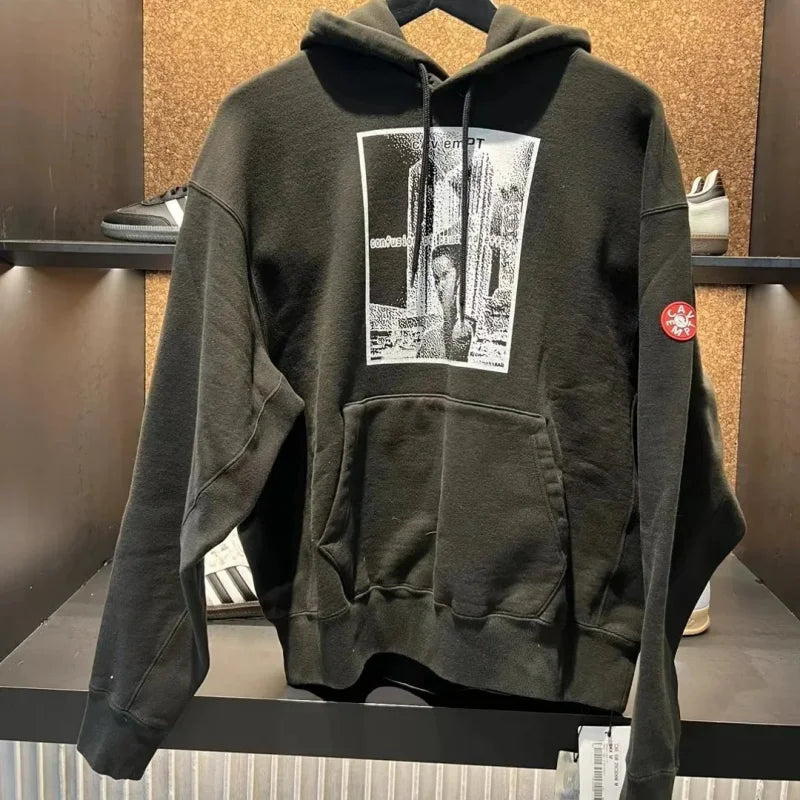 Batik Embroidery Black CAV EMPT Hoodies High Quality CE Retro Pullover Couple Cavempt Hoodie Sweatshirts for Men Women Hooded