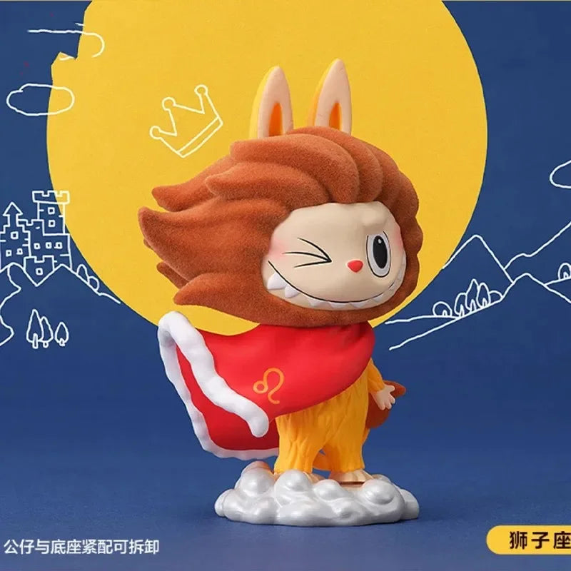 POP MART THE MONSTERS Constellation Series Labubu Zimomo Blind Box Surprise Box Original Action Figure Cartoon Model Mystery Box