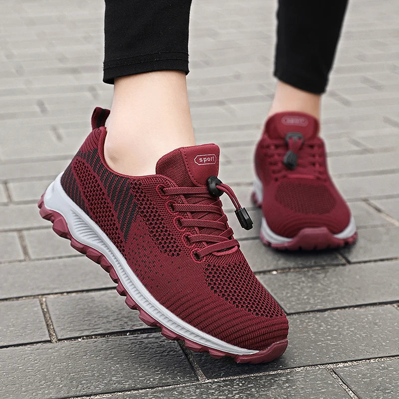 women shoes,sneakers for women,women's summer sneakers,White Breathable Non-slip Sports Casual Shoes,free shippiing shoes