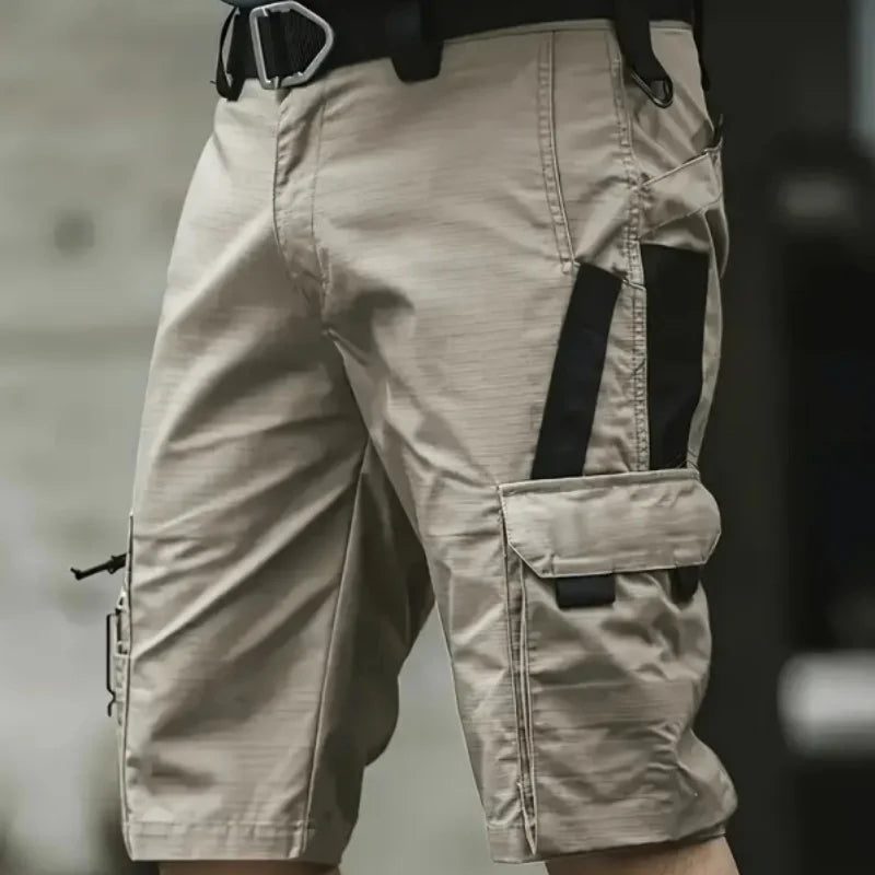 Men's Outdoor Hiking Workwear Shorts Tactical Shorts Multifunctional Pockets Suitable for Hiking Mountaineering Fishing Cycling