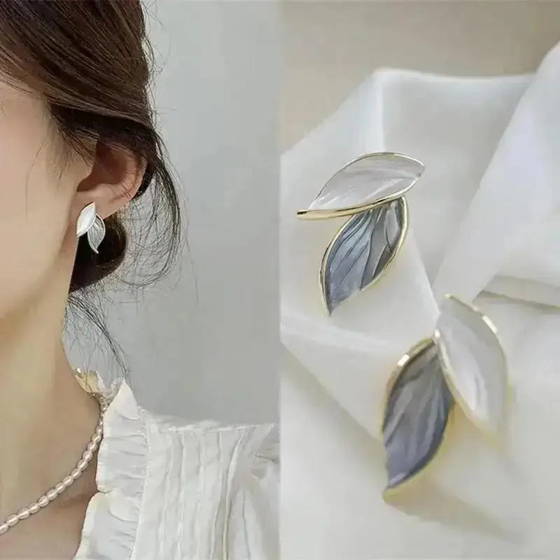 925 Silver Needle Korean Fashion Water Drop Pearl Earrings For Women Jewelry 2025 Trending New Women's Elegant Palace Earrings