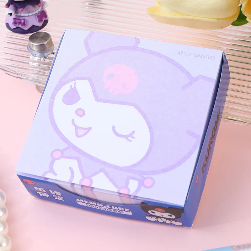 250 Pieces of Sanrio Creative Cute Kuromi Cinnamon Dog Family Sticky Notes Ins Girls Cartoon High-value Hand Note Stickers