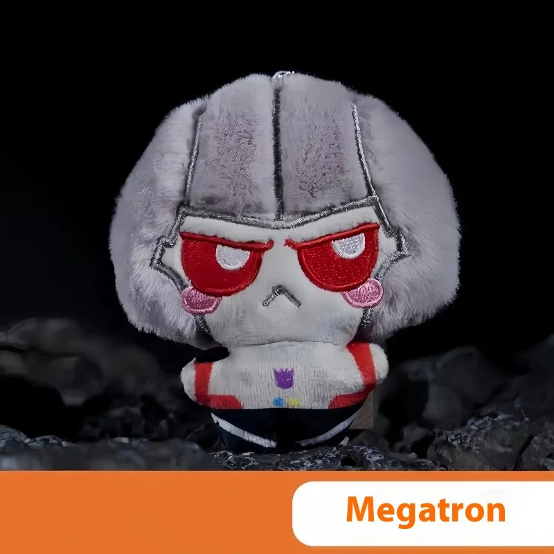 Mini Transformation Shockwave PLush Pendant Box Toy Model Birthday Fans Collectible Decoration Surprise Boys Cool Peluche Gifts