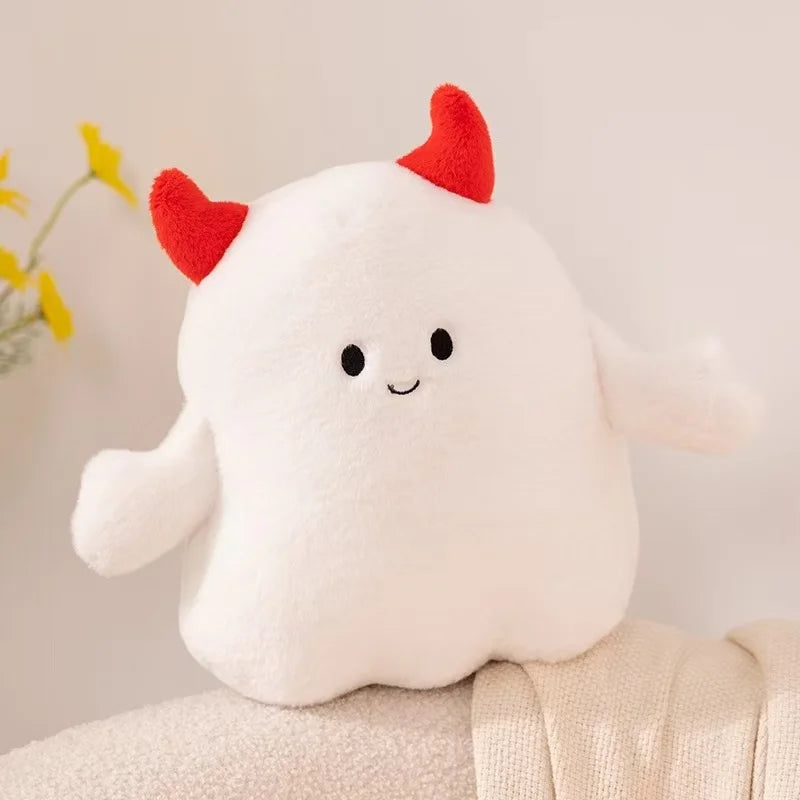 Latest Halloween Ghost Pumpkin Doll Stuffed Plush Toy Handmade Doll Cartoon Anime Cute Birthday Gift for Friends Fun Doll