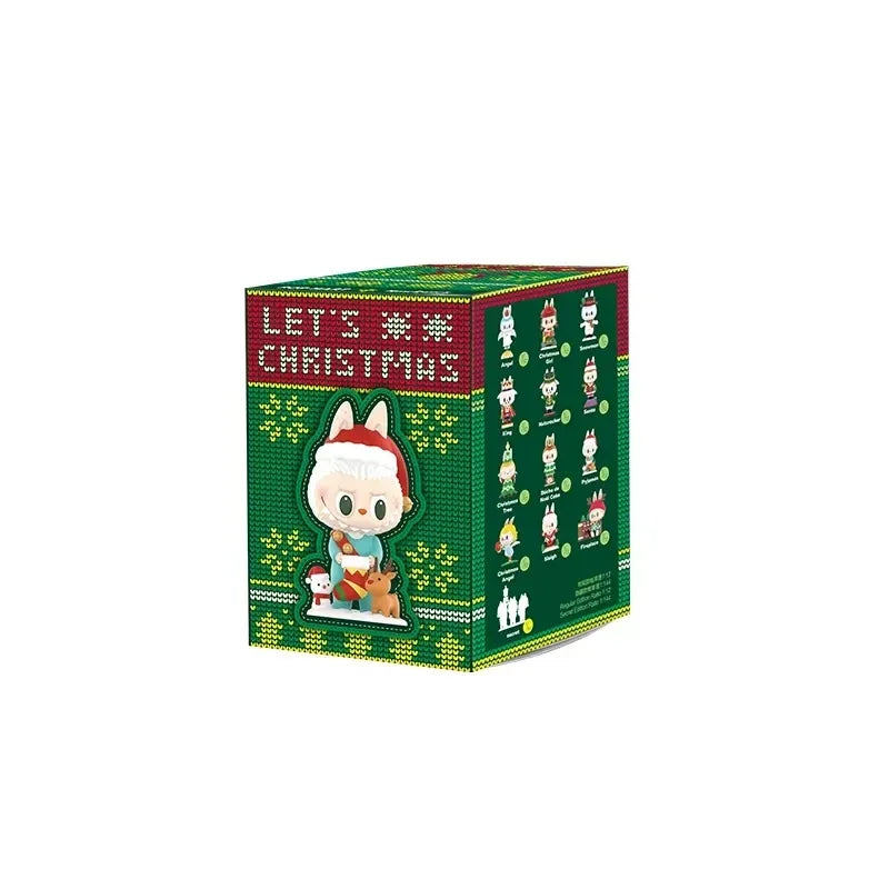 POP MART Labubu The Monsters Let's Christmas Series Mystery Box Guess Bag Toys Doll Cute Anime Figure Desktop Ornaments
