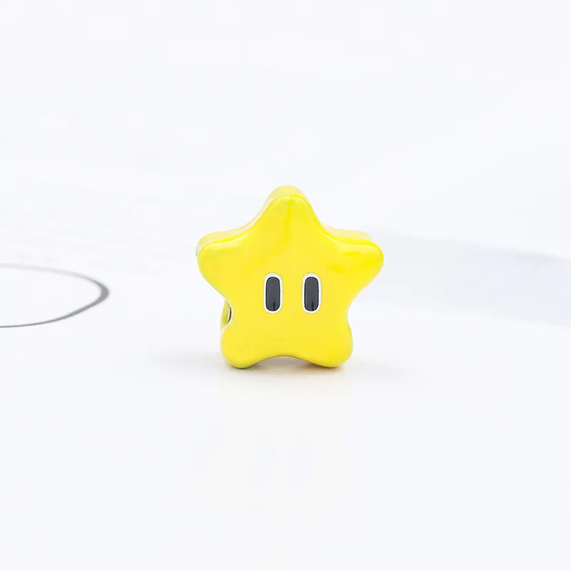 Sanrio Hello Kitty Melody Charming Cartoon Dripping Oil Beads Fit Original Pandora Bracelets Colorful DIY Jewelry Accessories