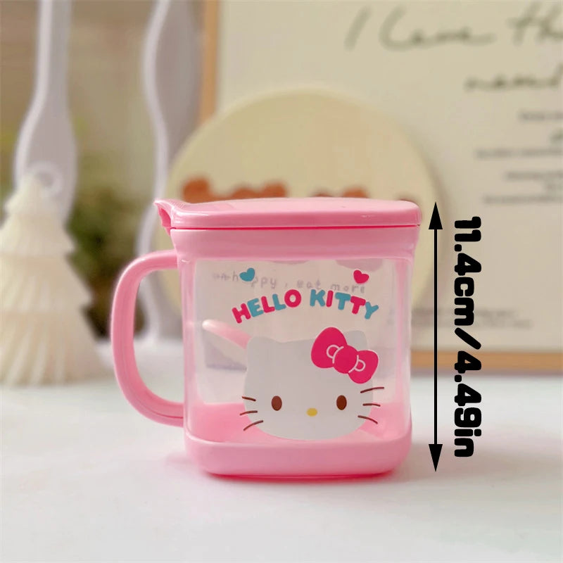 Sanrio Hello Kitty Kitchen Kuromi Melody Cinnamoroll Msg Salt Sugar Jar Seasoning Box Household Seasoning Jar Storage Box