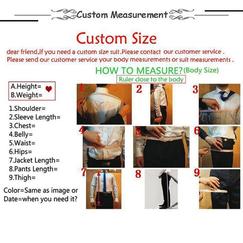 Suit (Blazer+pants) Fashion Business Gentleman Italian Style Slim Solid Color Professional Suit Wedding Groom Best Man Suit
